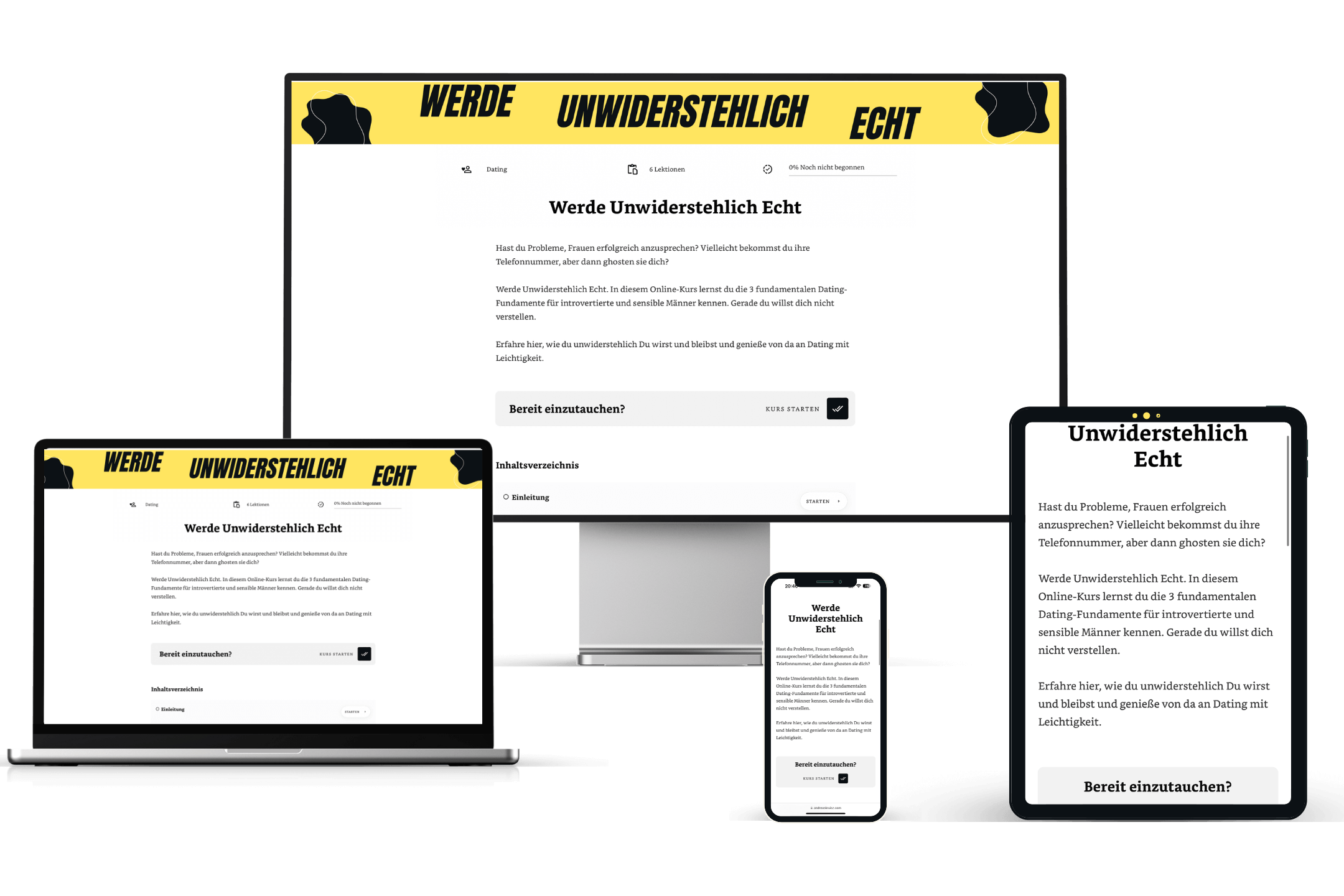 Online-Kurs Werde Unwiderstehlich Echt – Andreas Kruisz Dating Coach und Musiker
